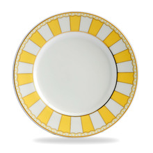Carnivale Cake 21cm Plate in Yellow (Set of 2)