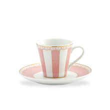 Carnivale Espresso 75ml Cup and Saucer Set in Pink