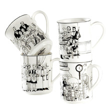 Le Restaurant 4 Mug Set