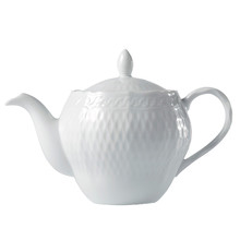 White Noritake 500ml Porcelain Teapot
