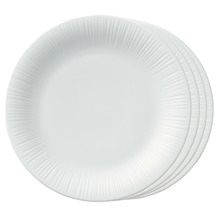 White Conifere 21cm Porcelain Plates (Set of 4)