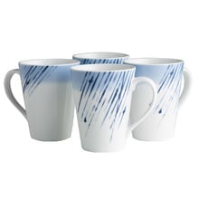 Hanabi 350ml Porcelain Mugs (Set of 4)