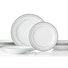 12 Piece Noritake Hampshire Porcelain Dinnerware Set