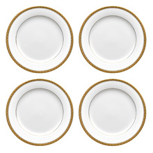 Gold Charlotta 21cm Entree Plates (Set of 4)