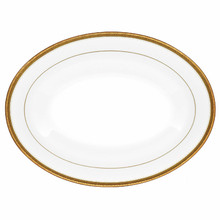 Gold Charlotta 25.5cm Oval Serving Bowl