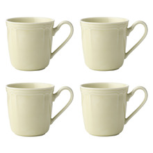 Provence 290ml Porcelain Mugs (Set of 4)