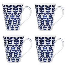 Sandefjord  350ml Porcelain Mugs (Set of 4)