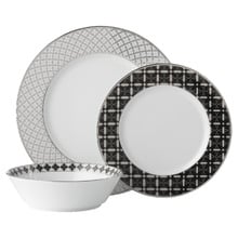 12 Piece City Table Porcelain Dinner Set