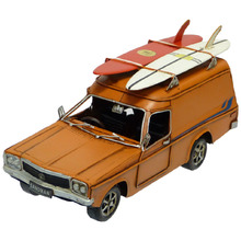 Orange Holden HQ Sandman Car Metal Ornament
