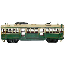 30cm Green W-Class Melbourne Tram Metal Ornament