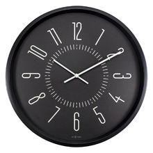 35cm NeXtime Luminous Metal Wall Clock