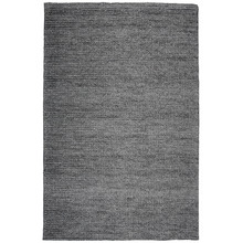 Grey Vail Solid Wool Rug