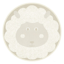 Richie Sheep Round Kids' Rug