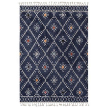 Navy Algiers Power-Loomed Rug