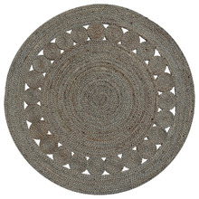 Dot Hand-Loomed Cotton Round Rug