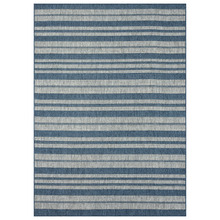 Navy Kerala Power-Loomed Rug