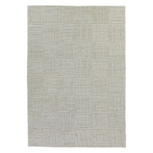 White Hellena Wool-Blend Rug