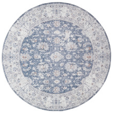 Blue Benita Round Rug