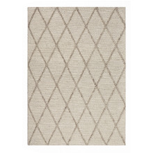 Ivory Decker Power-Loomed Wool-Blend Rug