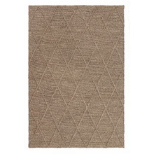 Sand Decker Power-Loomed Wool-Blend Rug