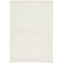 Sand Geometric Power-Loomed Rug