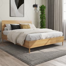 Natural Versam Wooden Bed Frame
