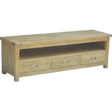170cm Umbrie 3 Drawer Mango Wood TV Unit