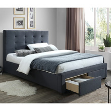 Grey Madison Bed with Storage