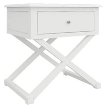 Cameron Cross Leg Acacia Wood Side Table
