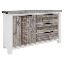 Atherton 1 Door 3 Drawer Acacia Wood Buffet