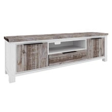 210cm Atherton Acacia Wood Entertainment Unit