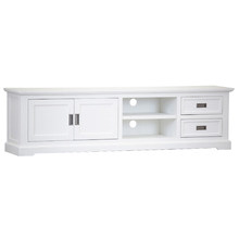 Crowther 220cm Acacia Wood Entertainment Unit
