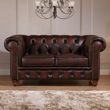 Alastair 2 Seater Leather Sofa