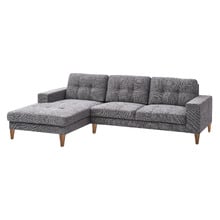 Gabriel 3 Seater Upholstered Sofa with Chaise