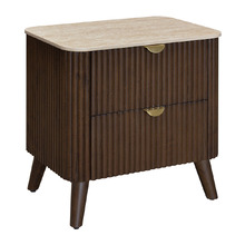 Meredith 2 Drawer Bedside Table