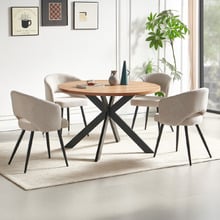 4 Seater Damien Dining Table & Chair Set