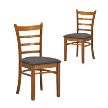 Ainsley Rubberwood Dining Chairs (Set of 2)