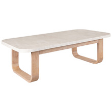 Arian Eucalyptus Wood Outdoor Coffee Table