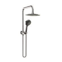 Elle Stainless Steel Short Twin Shower