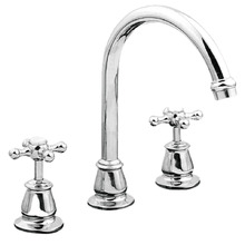 3 Piece Noosa Brass Spout & Mixer Set