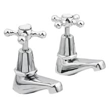 2 Piece Noosa Brass Pillar Tap Set