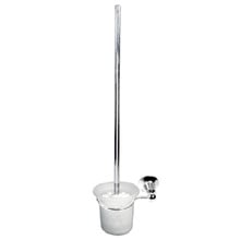 2 Piece Noosa Brass Toilet Pan Brush & Stand Set