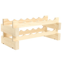 2 Layers of 6 Bottles Wine Rack