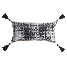 Tywin Yarn-Dyed Lurex Jacquard Cushion