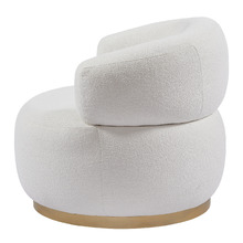 Tuscan Boucle Swivel Armchair