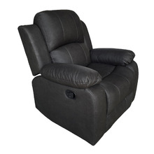 Black Riego Manual Recliner Armchair