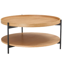 Leif 2-Tier Round Coffee Table