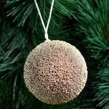 Set of 6 Sugar Bead Baubles