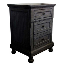 Amadis Mindi Wood Bedside Table