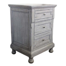 Amadis Mindi Wood Bedside Table